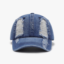 Load image into Gallery viewer, Distressed Cotton Baseball Cap
