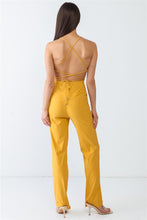 Load image into Gallery viewer, Backless Tied Spaghetti Strap Sleeveless Jumpsuit
