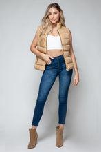 Load image into Gallery viewer, Chic High-Neck Zip Vest with Pockets
