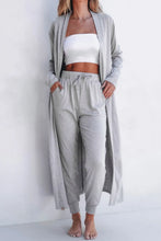 Load image into Gallery viewer, Cozy Chic Open Front Long Cardigan &amp; Legging Set
