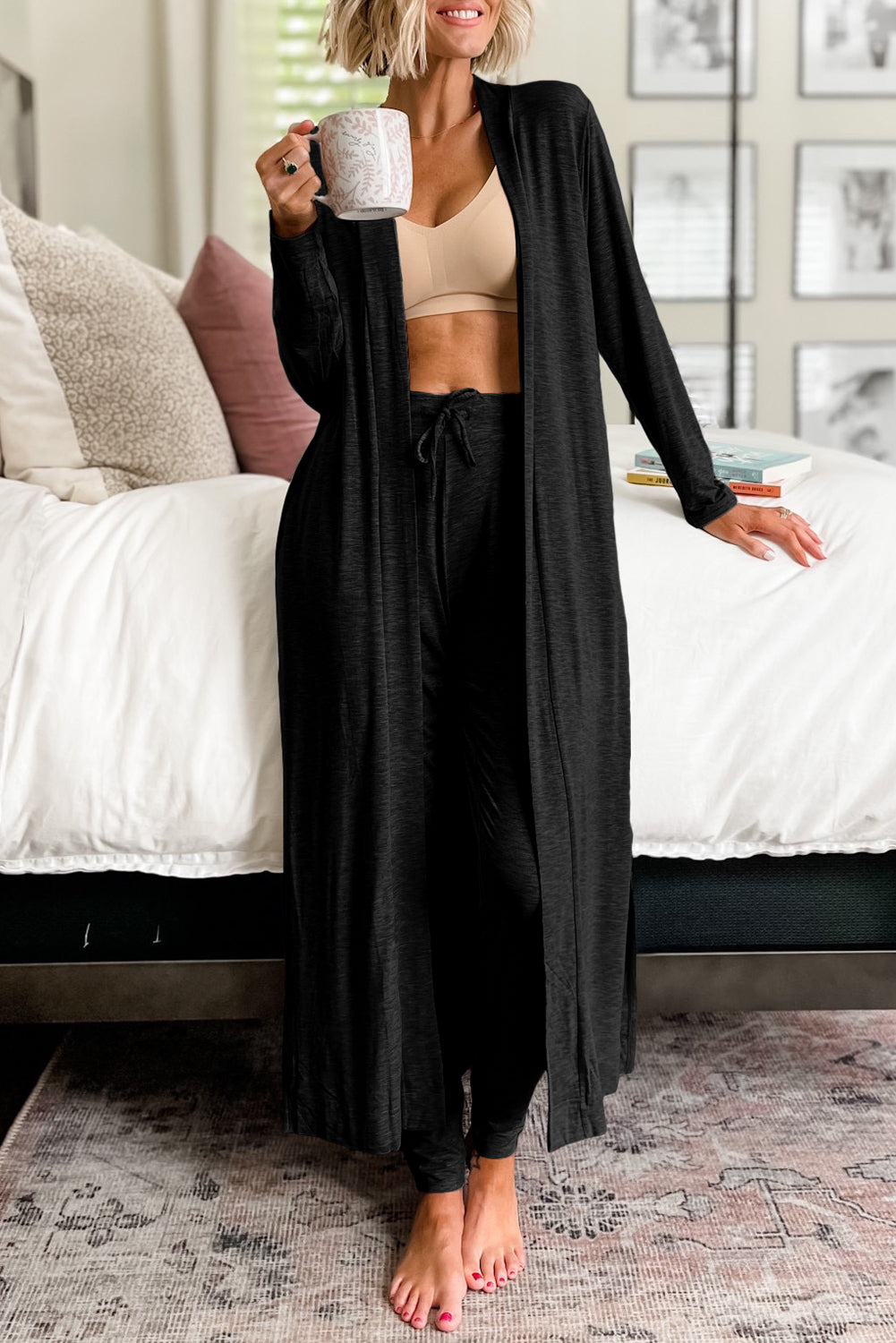 Cozy Chic Long Cardigan & Legging Set