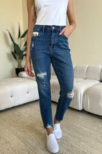 Load image into Gallery viewer, Hearts Full-Size Boyfriend Jeans with Coin Pocket
