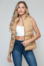 Load image into Gallery viewer, Chic High-Neck Zip Vest with Pockets
