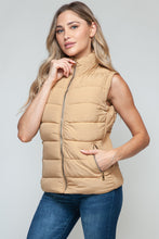 Load image into Gallery viewer, Chic High-Neck Zip Vest with Pockets
