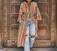 Load image into Gallery viewer, Striped Long Sleeve Cardigan
